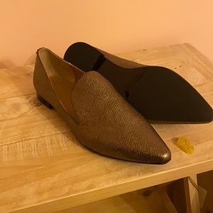 Calvin Klein Elin Foiled Lizard Loafer